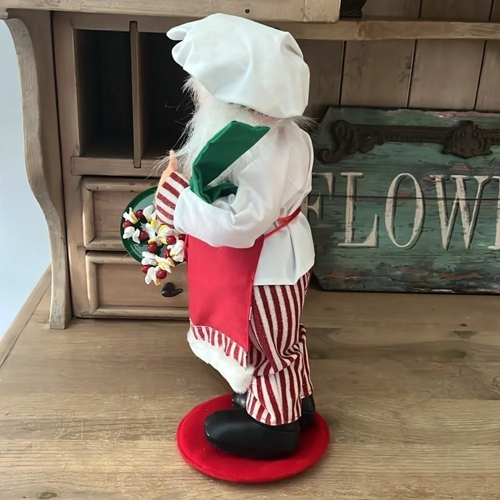 Annalee Santa Chef Holding Popcorn Garland 15” From 2011